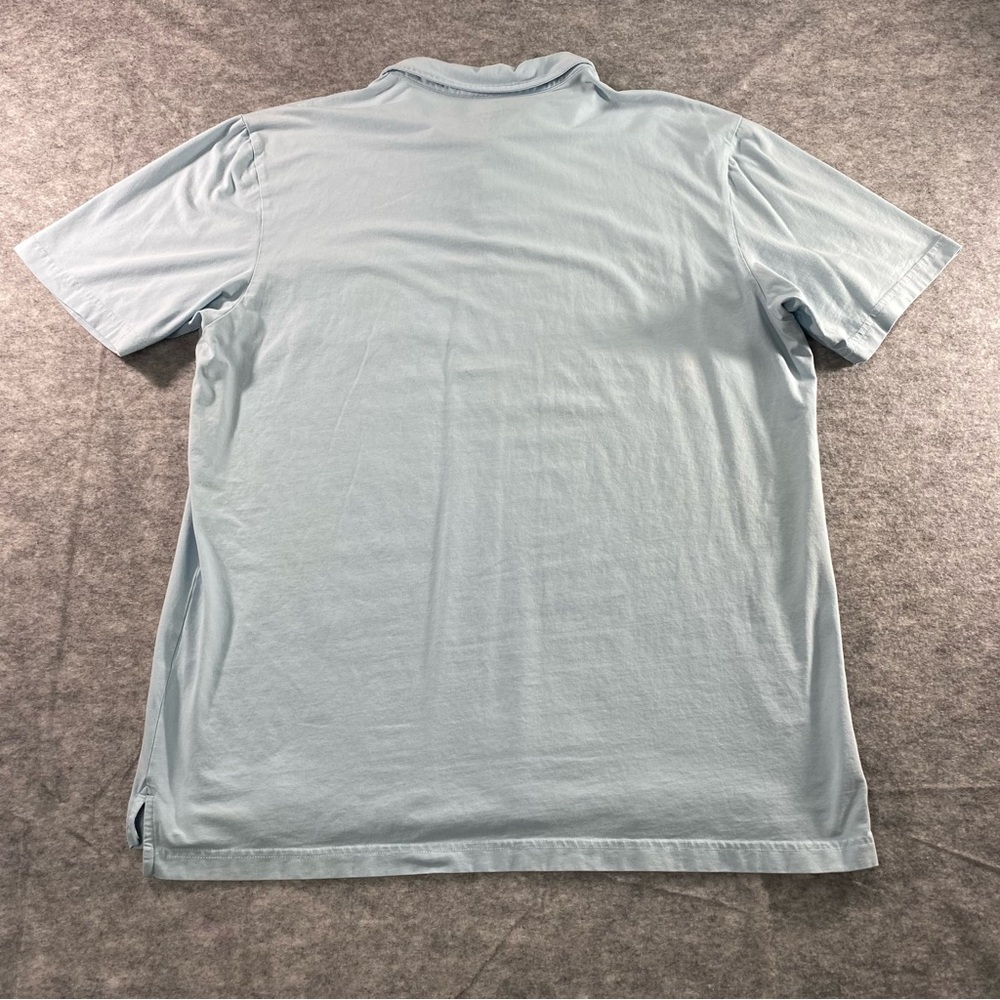 Peter Millar Mens Blue Contemporary Fit Seaside Wash Short Sleeve Polo Size XL - Picture 2 of 14
